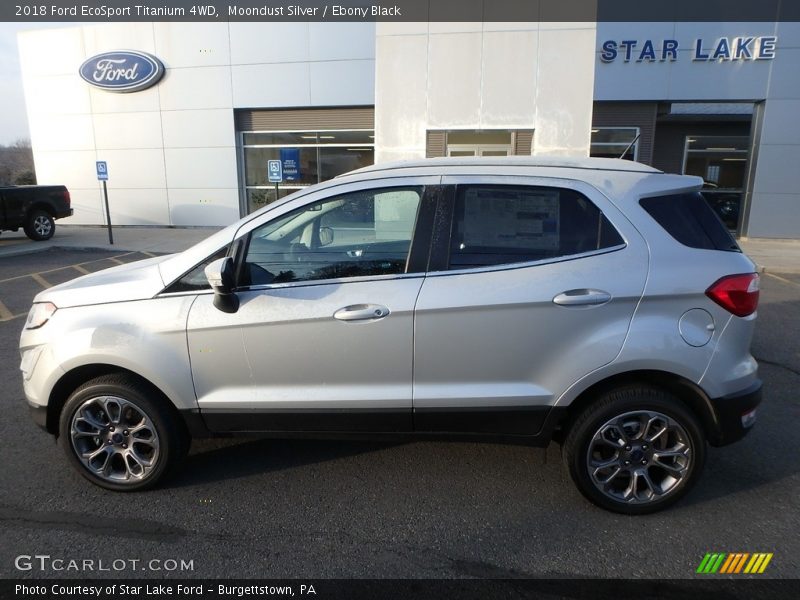 Moondust Silver / Ebony Black 2018 Ford EcoSport Titanium 4WD
