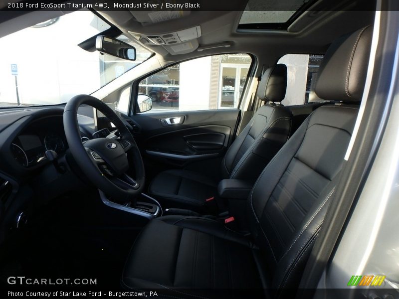 Moondust Silver / Ebony Black 2018 Ford EcoSport Titanium 4WD