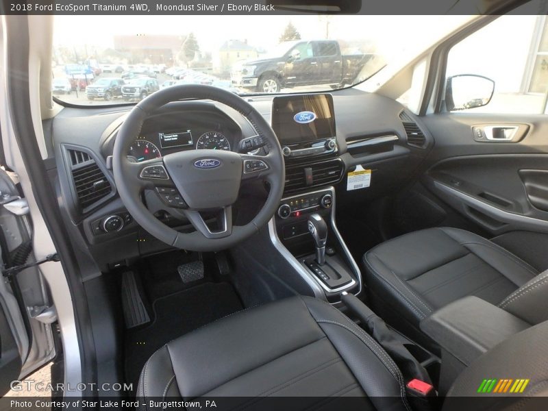 Moondust Silver / Ebony Black 2018 Ford EcoSport Titanium 4WD