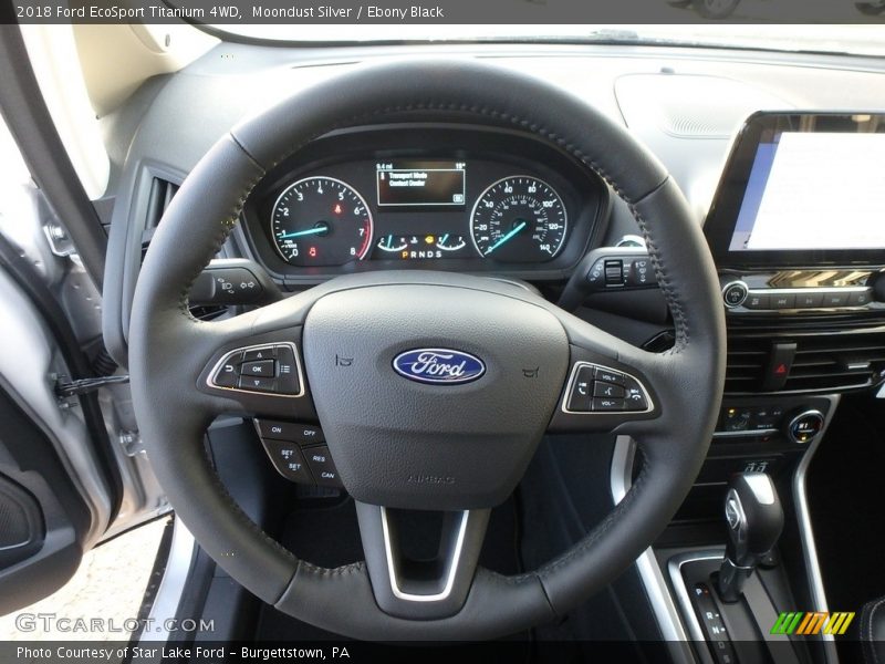 Moondust Silver / Ebony Black 2018 Ford EcoSport Titanium 4WD