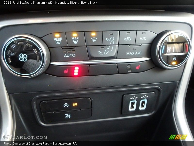 Moondust Silver / Ebony Black 2018 Ford EcoSport Titanium 4WD