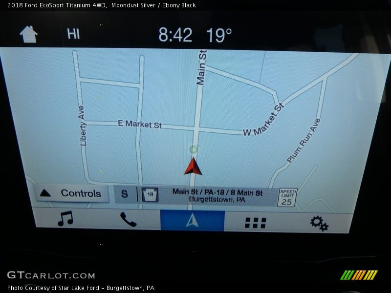 Moondust Silver / Ebony Black 2018 Ford EcoSport Titanium 4WD