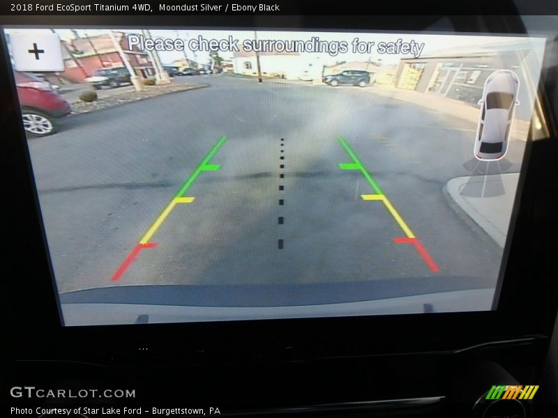 Moondust Silver / Ebony Black 2018 Ford EcoSport Titanium 4WD