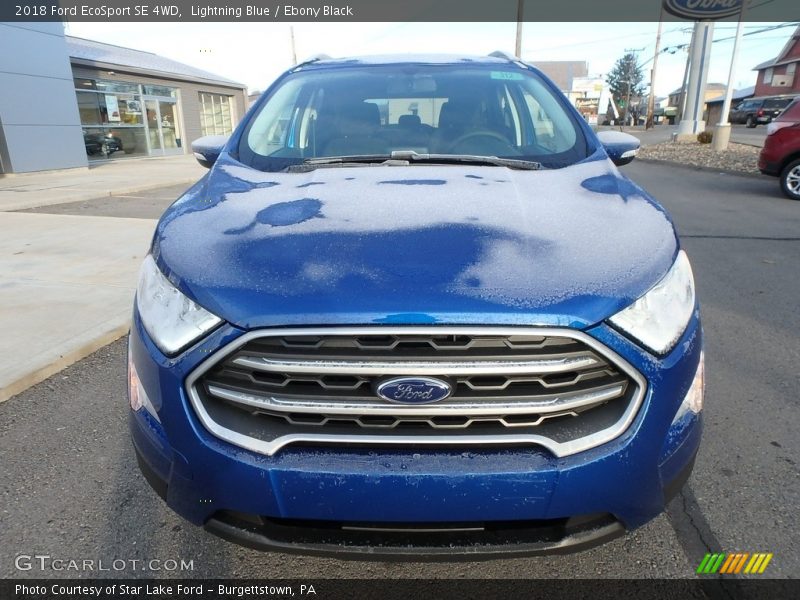 Lightning Blue / Ebony Black 2018 Ford EcoSport SE 4WD