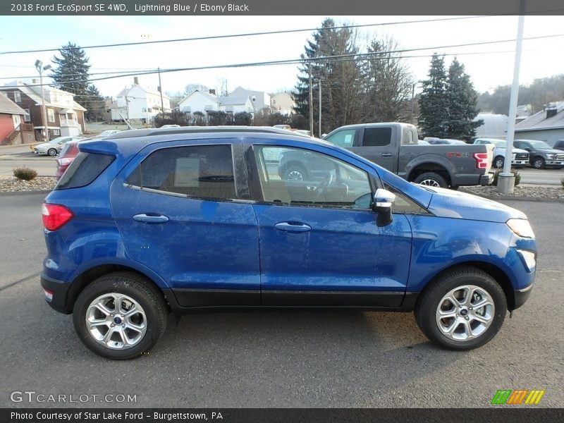 Lightning Blue / Ebony Black 2018 Ford EcoSport SE 4WD