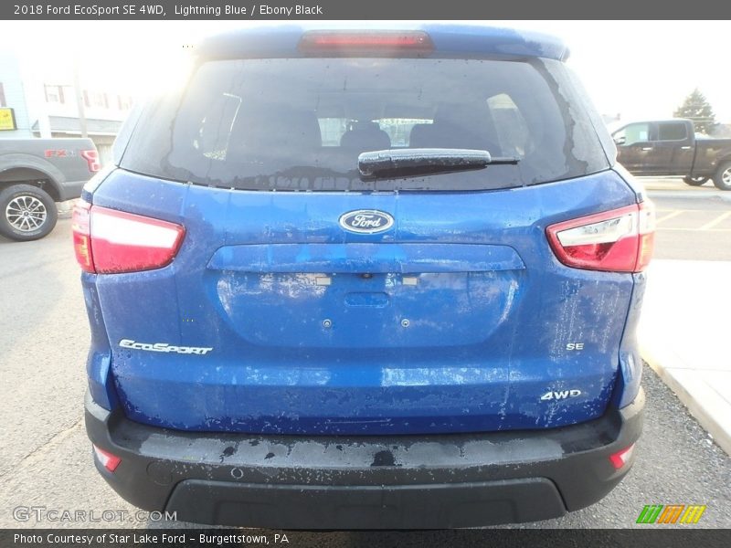 Lightning Blue / Ebony Black 2018 Ford EcoSport SE 4WD