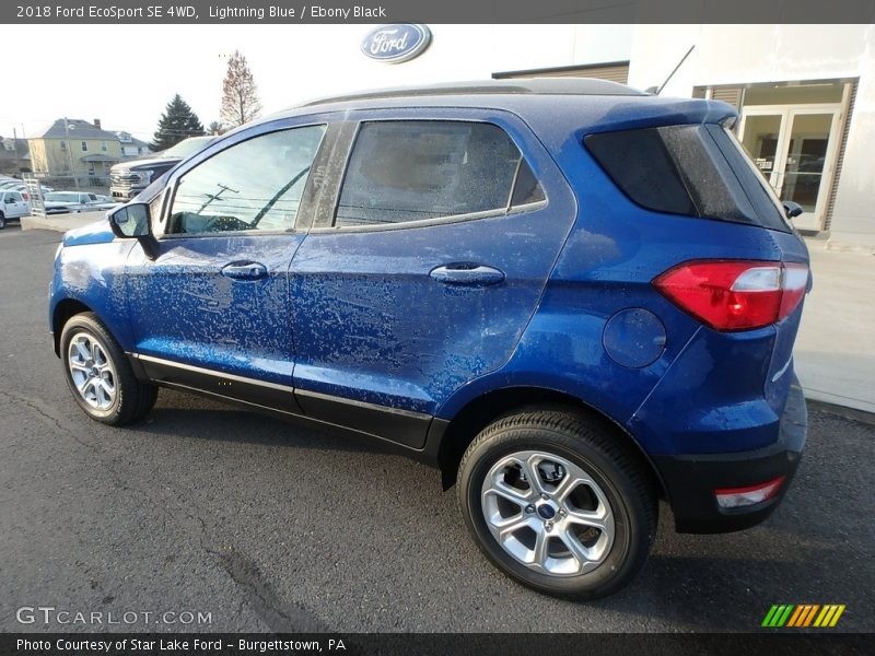 Lightning Blue / Ebony Black 2018 Ford EcoSport SE 4WD