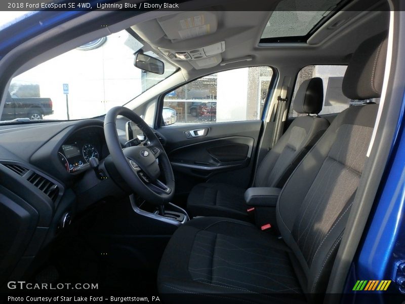 Lightning Blue / Ebony Black 2018 Ford EcoSport SE 4WD