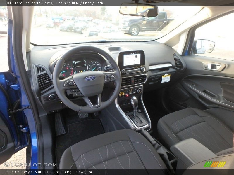 Lightning Blue / Ebony Black 2018 Ford EcoSport SE 4WD
