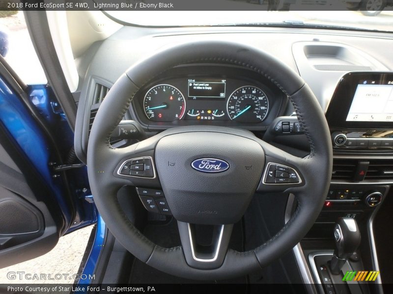 Lightning Blue / Ebony Black 2018 Ford EcoSport SE 4WD