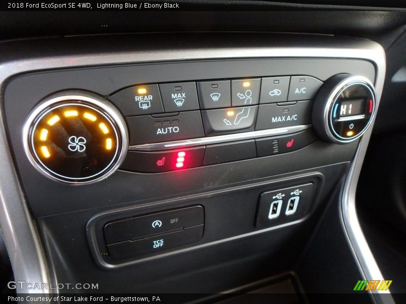 Lightning Blue / Ebony Black 2018 Ford EcoSport SE 4WD