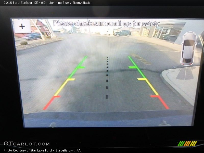 Lightning Blue / Ebony Black 2018 Ford EcoSport SE 4WD