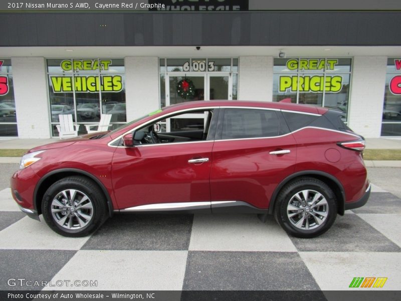 Cayenne Red / Graphite 2017 Nissan Murano S AWD