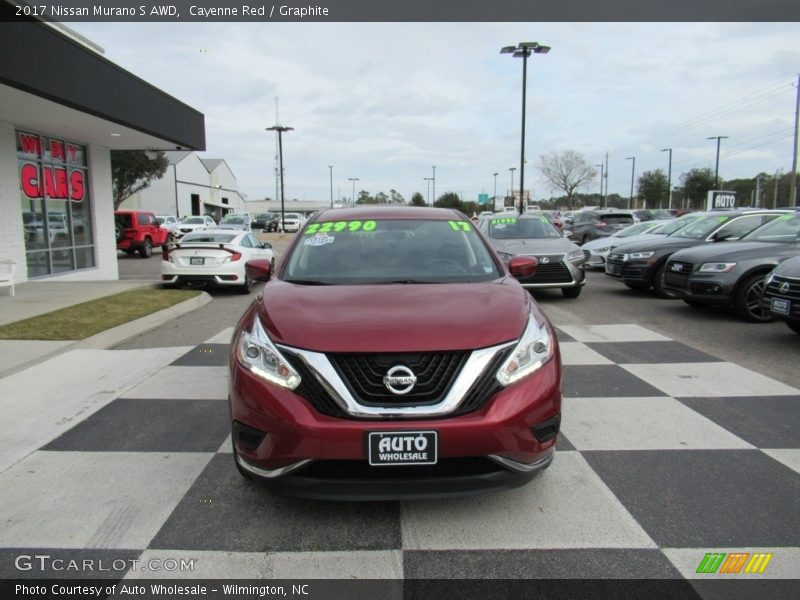 Cayenne Red / Graphite 2017 Nissan Murano S AWD