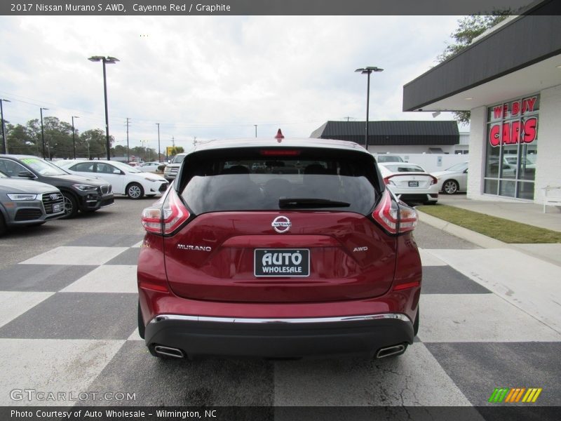 Cayenne Red / Graphite 2017 Nissan Murano S AWD