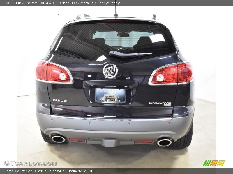 Carbon Black Metallic / Ebony/Ebony 2010 Buick Enclave CXL AWD