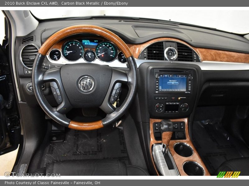 Carbon Black Metallic / Ebony/Ebony 2010 Buick Enclave CXL AWD