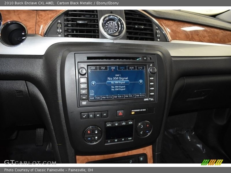 Carbon Black Metallic / Ebony/Ebony 2010 Buick Enclave CXL AWD