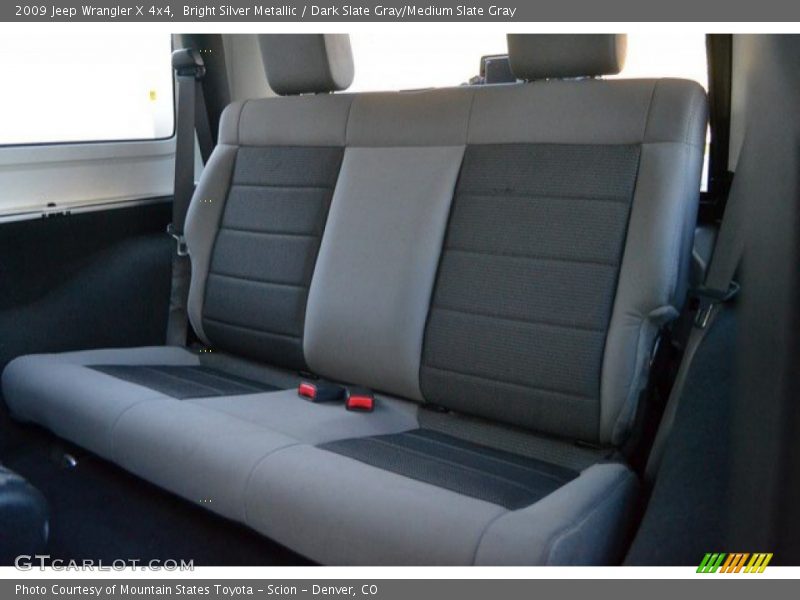 Bright Silver Metallic / Dark Slate Gray/Medium Slate Gray 2009 Jeep Wrangler X 4x4