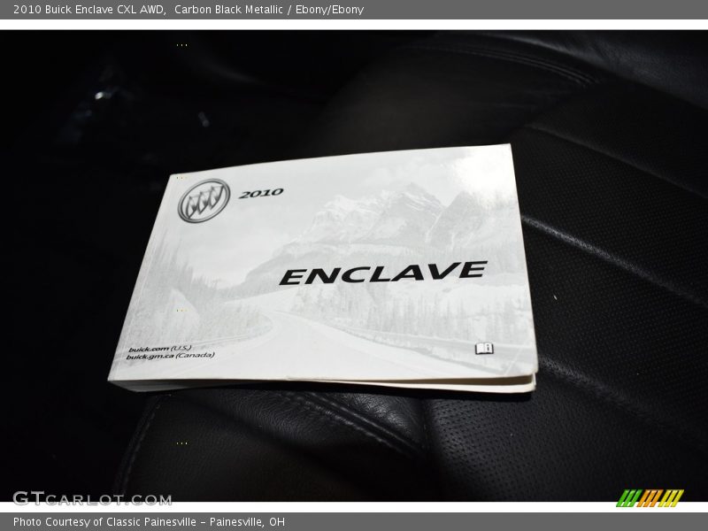 Carbon Black Metallic / Ebony/Ebony 2010 Buick Enclave CXL AWD