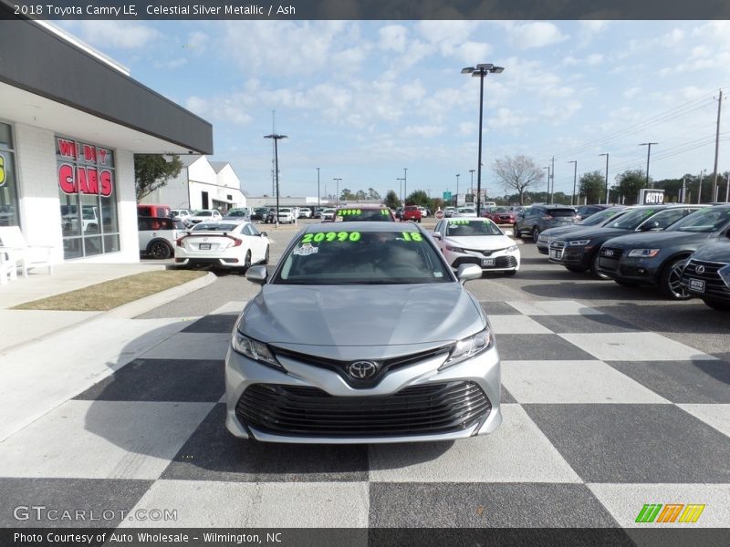Celestial Silver Metallic / Ash 2018 Toyota Camry LE