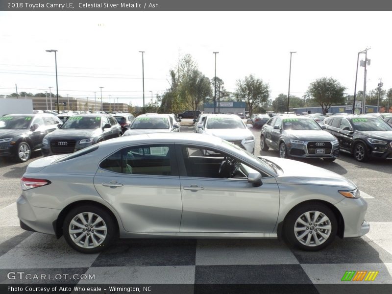 Celestial Silver Metallic / Ash 2018 Toyota Camry LE
