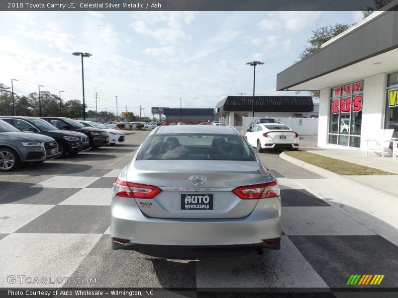 Celestial Silver Metallic / Ash 2018 Toyota Camry LE