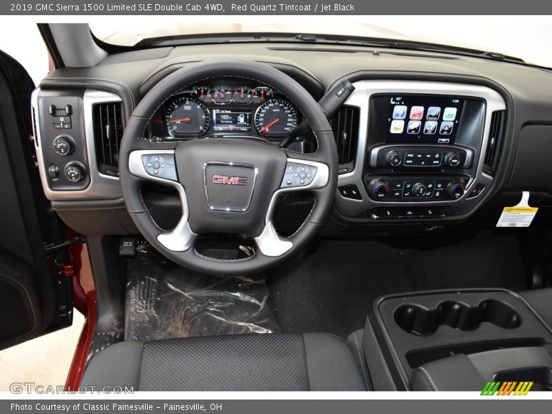 Red Quartz Tintcoat / Jet Black 2019 GMC Sierra 1500 Limited SLE Double Cab 4WD