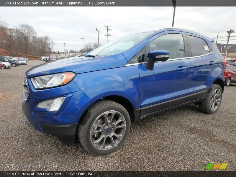 Lightning Blue / Ebony Black 2018 Ford EcoSport Titanium 4WD