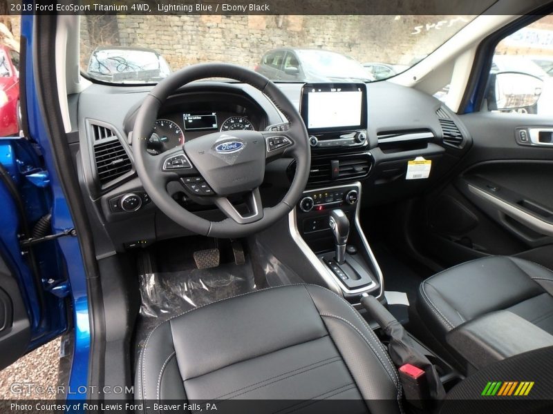  2018 EcoSport Titanium 4WD Ebony Black Interior