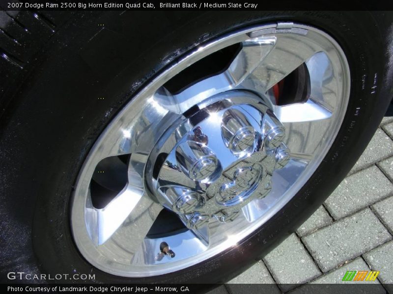Brilliant Black / Medium Slate Gray 2007 Dodge Ram 2500 Big Horn Edition Quad Cab