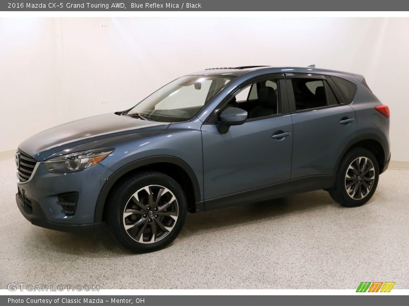 Blue Reflex Mica / Black 2016 Mazda CX-5 Grand Touring AWD