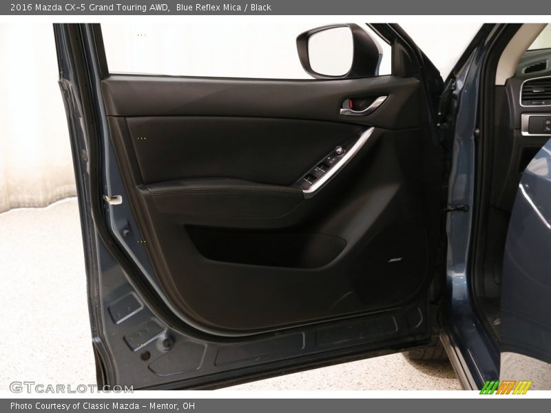 Blue Reflex Mica / Black 2016 Mazda CX-5 Grand Touring AWD