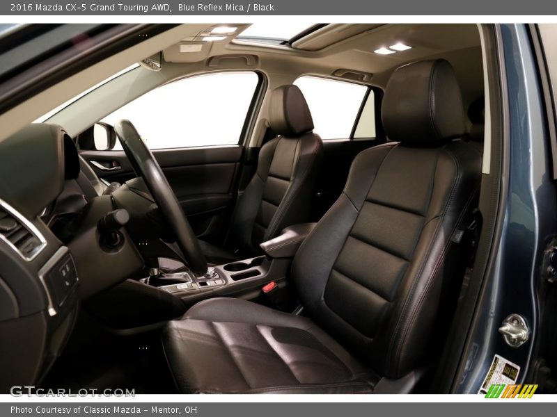 Blue Reflex Mica / Black 2016 Mazda CX-5 Grand Touring AWD
