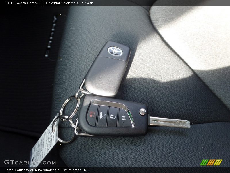 Celestial Silver Metallic / Ash 2018 Toyota Camry LE