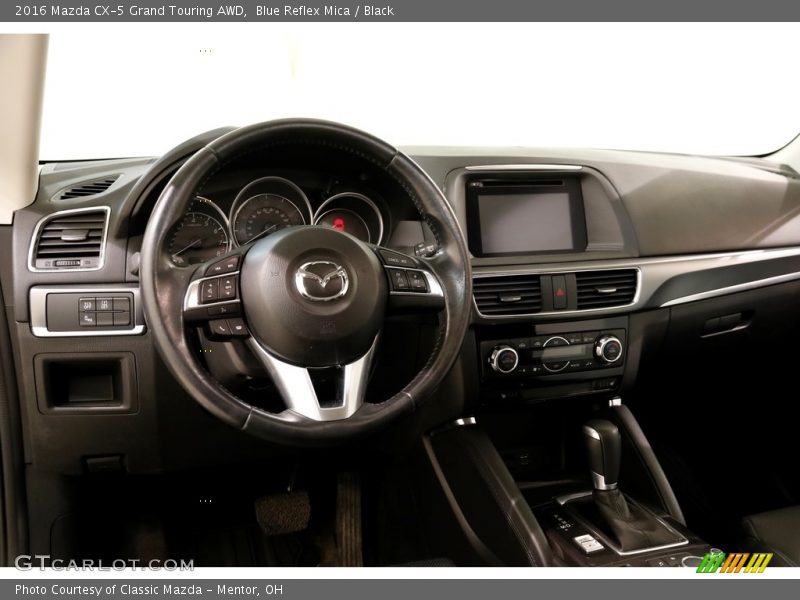 Blue Reflex Mica / Black 2016 Mazda CX-5 Grand Touring AWD