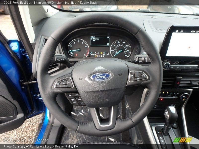 Lightning Blue / Ebony Black 2018 Ford EcoSport Titanium 4WD