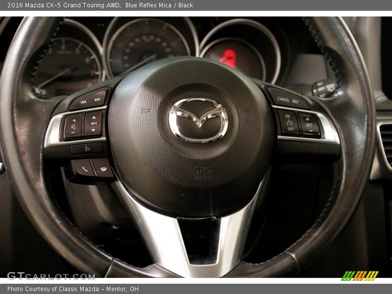 Blue Reflex Mica / Black 2016 Mazda CX-5 Grand Touring AWD