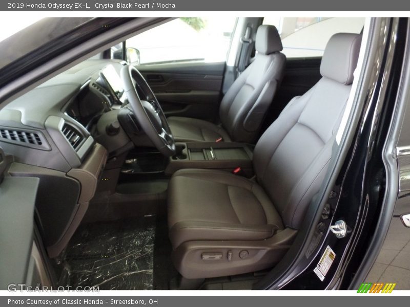 Crystal Black Pearl / Mocha 2019 Honda Odyssey EX-L