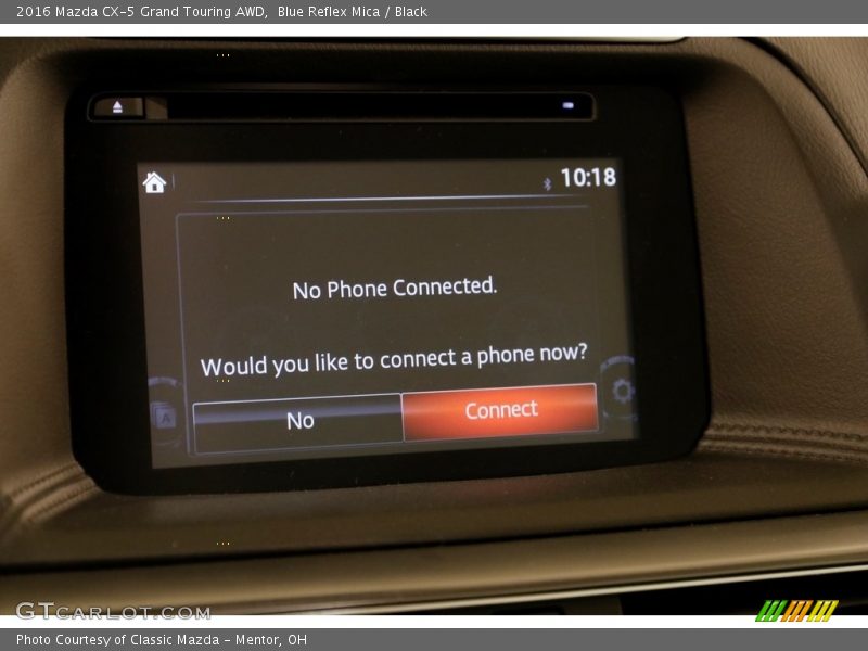 Blue Reflex Mica / Black 2016 Mazda CX-5 Grand Touring AWD
