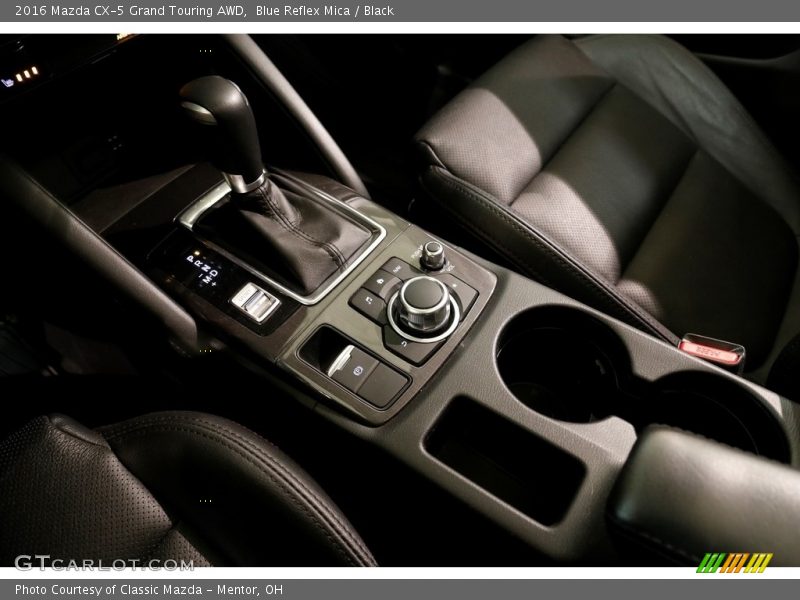 Blue Reflex Mica / Black 2016 Mazda CX-5 Grand Touring AWD