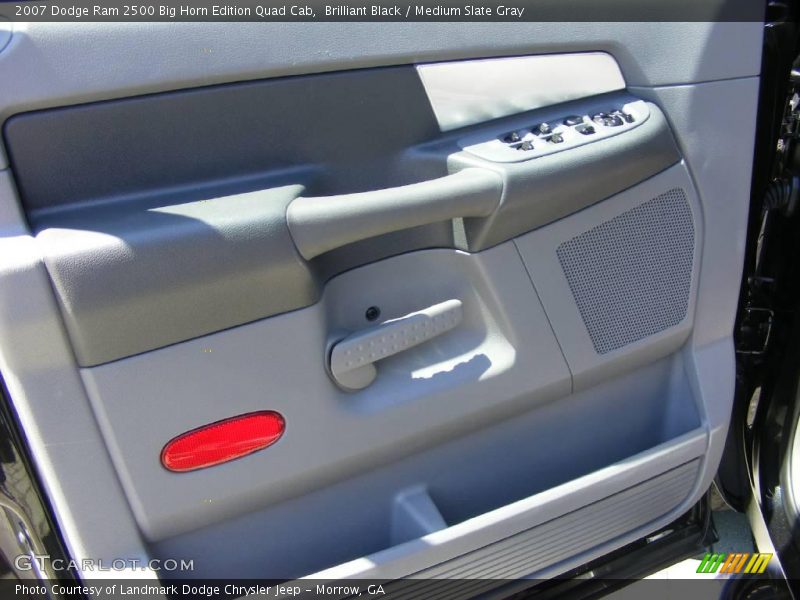 Brilliant Black / Medium Slate Gray 2007 Dodge Ram 2500 Big Horn Edition Quad Cab