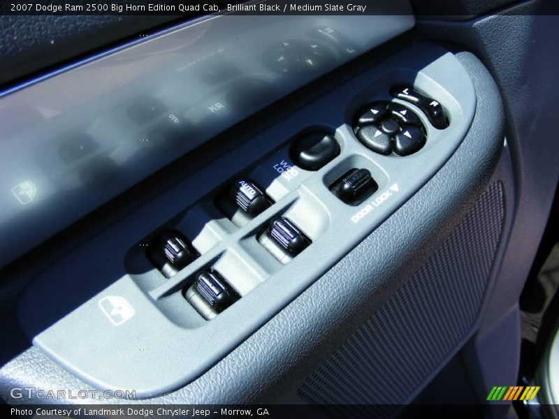 Brilliant Black / Medium Slate Gray 2007 Dodge Ram 2500 Big Horn Edition Quad Cab