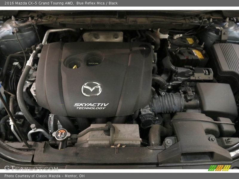 Blue Reflex Mica / Black 2016 Mazda CX-5 Grand Touring AWD