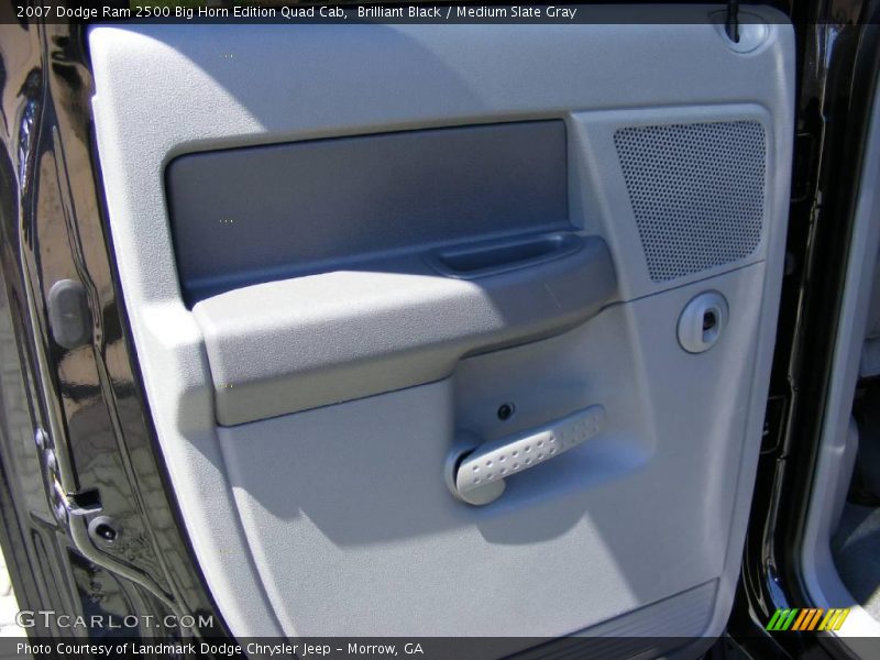 Brilliant Black / Medium Slate Gray 2007 Dodge Ram 2500 Big Horn Edition Quad Cab