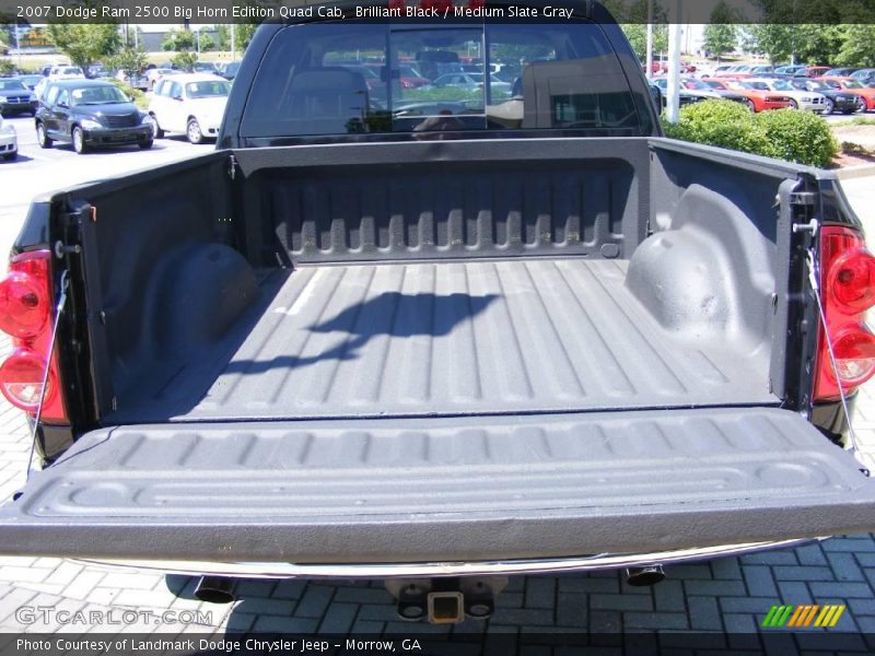 Brilliant Black / Medium Slate Gray 2007 Dodge Ram 2500 Big Horn Edition Quad Cab