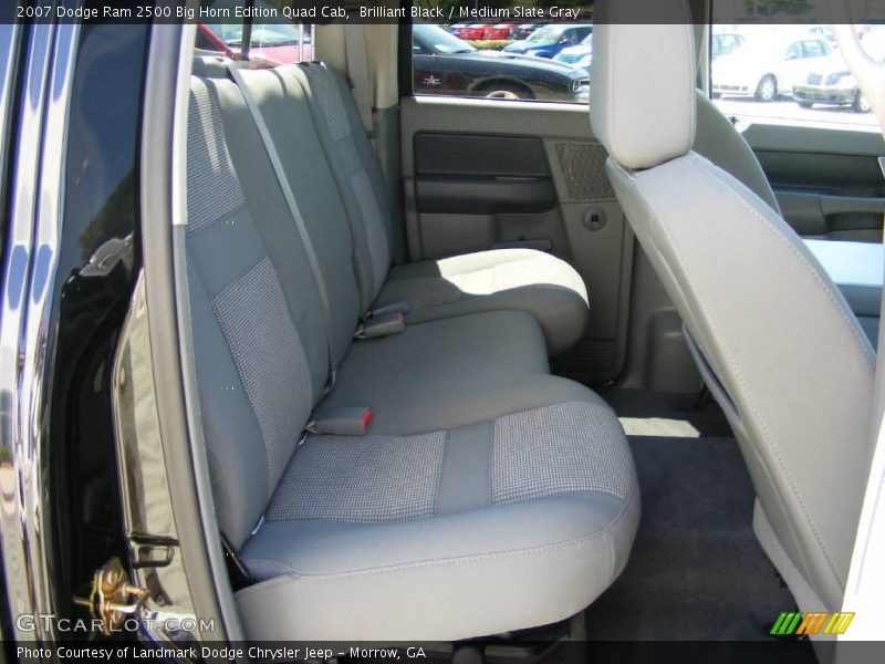 Brilliant Black / Medium Slate Gray 2007 Dodge Ram 2500 Big Horn Edition Quad Cab