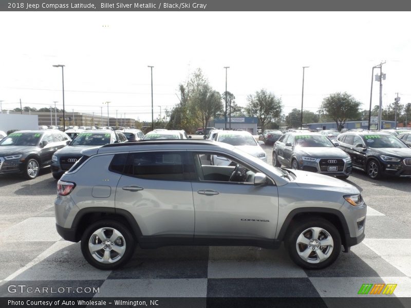 Billet Silver Metallic / Black/Ski Gray 2018 Jeep Compass Latitude