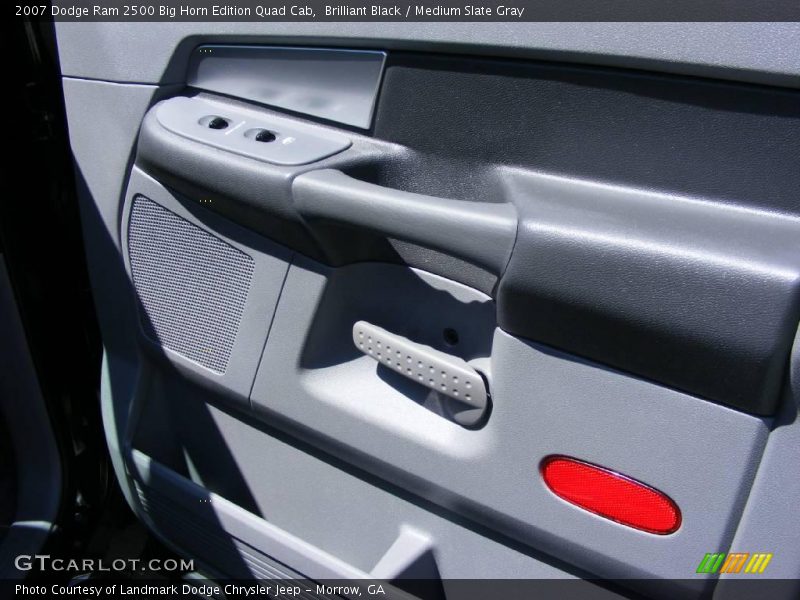 Brilliant Black / Medium Slate Gray 2007 Dodge Ram 2500 Big Horn Edition Quad Cab