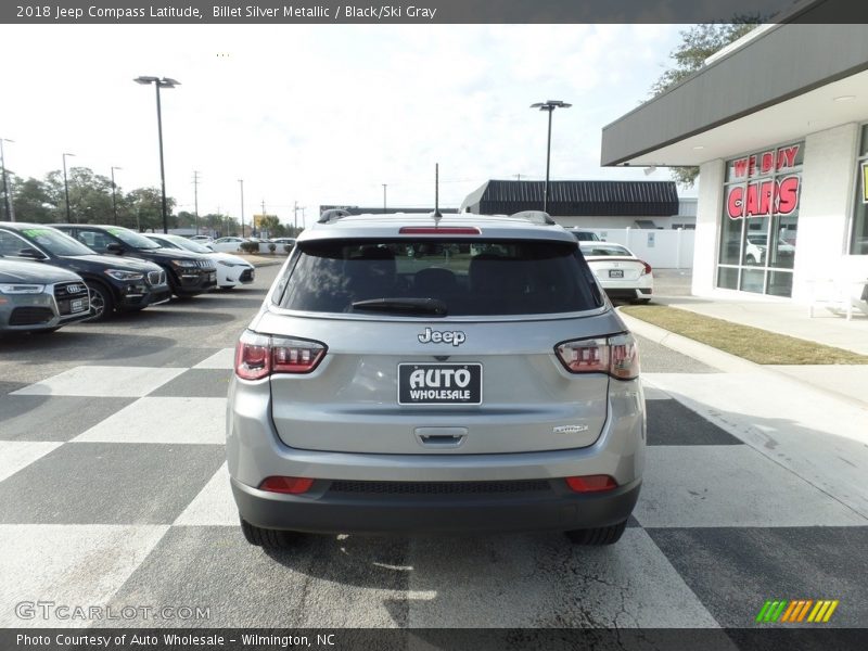 Billet Silver Metallic / Black/Ski Gray 2018 Jeep Compass Latitude